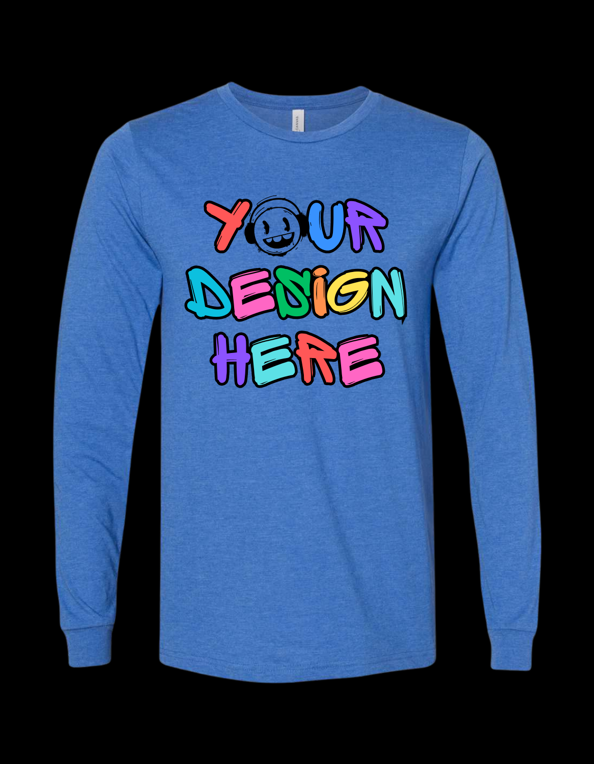 Cotton/Poly Blend Unisex Long Sleeve Shirt